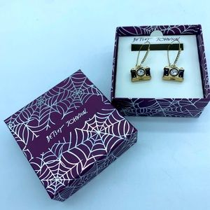 Betsey Johnson Camera earrings